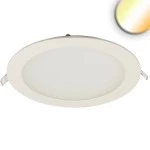 ISOLED 115597 LED Downlight, rund ultraflach weiß 