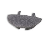 ISOLED 115958 Endkappe EC231 für Profil MINI-EB V2, grau, rund, 