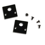 ISOLED 116070 Track48 Endkappe Aufbau flat, schwarz 