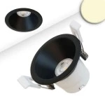 ISOLED 116700 LED Einbaustrahler BACK60-68, schwarz matt, 5W, 2700K 