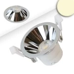 ISOLED 116706 LED Einbaustrahler BACK60-68, alu glänzend, 5W, 2700K 