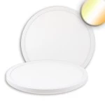 ISOLED 116714 LED Deckenleuchte Slim400 PRO, 25W, weiß, IP44, DN400, ColorSwitch, Up&Down 