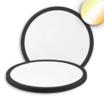 ISOLED 116715 LED Deckenleuchte Slim400 PRO, 25W, schwarz, IP44, DN400, ColorSwitch, Up&Down 