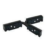 ISOLED 116732 Track48 T-Verbinder, flexibel, schwarz 