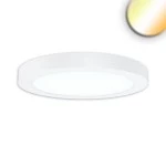 ISOLED 116828 LED Aufbau/Einbauleuchte Flex Pro DN235, 16W, weiß, ColorSwitch 
