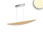 ISOLED 116843 LED Pendelleuchte FÖHNIG, 1.17m, 14W, Holz/nickel 
