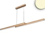 ISOLED 116860 LED Pendelleuchte HOLZDRIFT, 1.5m, 28,5W, Holz 