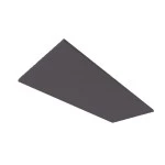 ISOLED 116910 Akustikabsorber H25 für Leuchtenrahmen 592x1500mm, anthrazit 