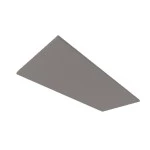 ISOLED 116911 Akustikabsorber H25 für Leuchtenrahmen 592x1500mm, grau 