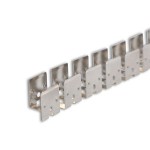 ISOLED 116995 LED Aufbauprofil eloxiert, gezahnt und 
