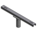 ISOLED 117047 Traverse mit Zopfmaß 76mm für 