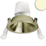 ISOLED 117133 LED Einbaustr. Back68, messing geb. 