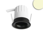 ISOLED 117247 LED Einbaustrahler BACK32, schwarz matt 