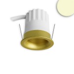 ISOLED 117249 LED Einbaustrahler BACK32, gold, rund 