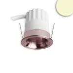 ISOLED 117256 LED Einbaustrahler BACK32, rosegold, rund 