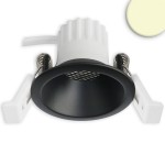 ISOLED 117268 LED Einbaustrahler BACK45, schwarz matt 