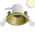 ISOLED 117270 LED Einbaustrahler BACK45, gold, rund 