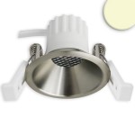 ISOLED 117271 LED Einbaustrahler BACK45, nickel geb. 