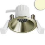 ISOLED 117275 LED Einbaustrahler BACK45, messing geb. 