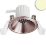 ISOLED 117278 LED Einbaustrahler BACK45, rosegold, rund 