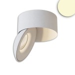 ISOLED 117377 LED Aufbauleuchte Sphere weiß/weiß, 2700K 