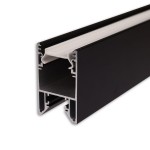 ISOLED 117384 LED Leuchtenprofil HALON Aluminium schwarz 