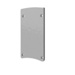 ISOLED 117403 Endkappe EC124 Aluminium silber für 
