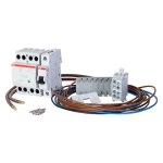 f-tronic 7110035 WP63-Set, Schütz63A4pol., Plombierkappe, LS6A1pol., inkl. Verdrahtung 