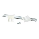 f-tronic 7110038 Hutschiene inkl. Halter, Schrauben, HU-SET 