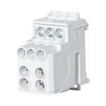 f-tronic 7110081 Unterverteilungsblock 1-pol., gr, Kupfer-/Aluleiter, UVB100algr 