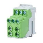 f-tronic 7110083 Unterverteilungsblock 100A, gn/ge, Kupfer-/Aluleiter, UVB100algnge 