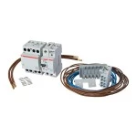 f-tronic 7110121 WP63R-Set, Schütz 63A 4pol., Plombierkappe, LS 6A 1pol., Relais 20A,20-11, inkl. Verdra 