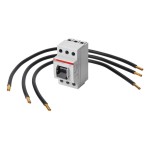 f-tronic 7110216 Verdrahtungssatz PV 16mm², l=450 mm, mit Hauptschalter, L1-L2-L3 (sw-sw-sw) 