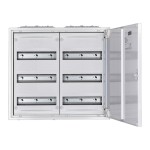 f-tronic 7110220 AP Feldverteiler FV2-3, 2-feldrig, 3r, 500x550x165mm 
