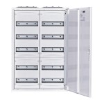 f-tronic 7110226 AP Feldverteiler FV2-5, 2-feldrig, 5r, 800x550x165mm 