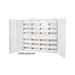 f-tronic 7110248 Verteilerschrank VS4-7, 4-feldrig, 7r, 1100x1050x210mm 