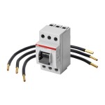 f-tronic 7110303 Verdrahtungssatz PV 10mm², l=250 mm, mit Hauptschalter, L1-L2-L3 (sw-sw-sw) 