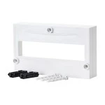 f-tronic 7110617 Abdeckung Anschlussraum, 1-reihig, ZSAAAR1-S, mit Schrauben 