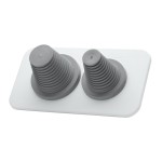 f-tronic 7110673 Kabeleinführungsflansch M63M75, ZSKEFM63M75 