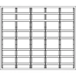 f-tronic 7110722 Verteilerschrank VS5-7-RK, 5-feldrig, 7r, Reihenklemmen, 1100x1300x210mm 