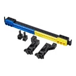 f-tronic 7111102 Steckklemme ZSSKN17PE, je 3x schraubbar bis 25mm², je 14x steckbar bis 4mm² 