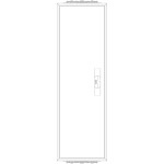 f-tronic 7120501 Leergehäuse ZA091, IP31/IP43, H=950mm, B=300mm 
