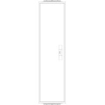 f-tronic 7120506 Leergehäuse ZA111, IP31/IP43, H=1100mm, B=300mm 