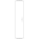 f-tronic 7120511 Leergehäuse ZA121, IP31/IP43, H=1250mm, B=300mm 