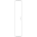 f-tronic 7120516 Leergehäuse ZA141, IP31/IP43, H=1400mm, B=300mm 