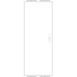 f-tronic 7120517 Leergehäuse ZA142, IP31/IP43, H=1400mm, B=550mm 