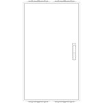 f-tronic 7120522 Leergehäuse ZF092, IP54, H=950mm, B=550mm 