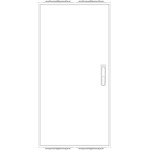 f-tronic 7120527 Leergehäuse ZF112, IP54, H=1100mm, B=550mm 