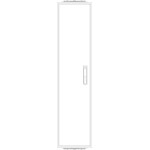 f-tronic 7120531 Leergehäuse ZF121, IP54, H=1250mm, B=300mm 