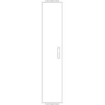f-tronic 7120536 Leergehäuse ZF141, IP54, H=1400mm, B=300mm 